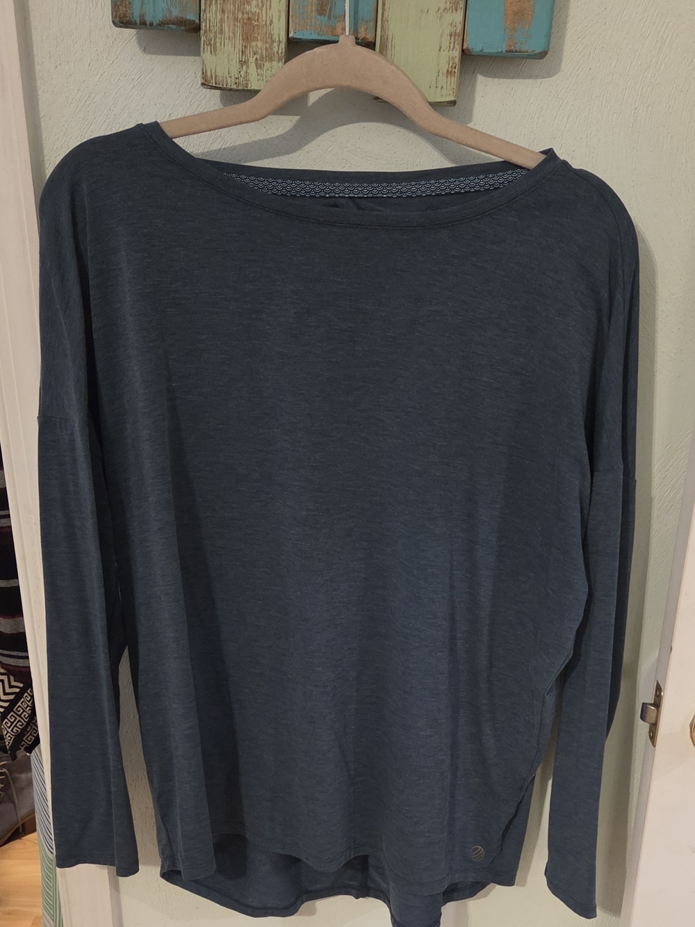 MPG Women's Long Sleeve Crewneck Top - Teal
